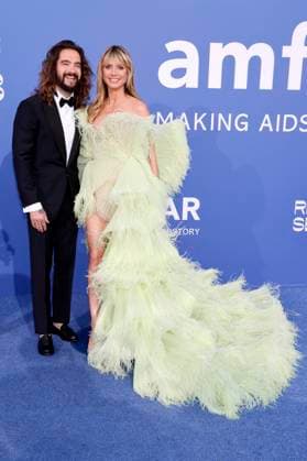 Tom Kaulitz mit Ehefrau Heidi Klum bei der 29. amfAR Gala Cannes im Rahmen vom Festival de Cannes 2023 76. Internationale Filmfestspiele von Cannes im HÃ tel du Cap-Eden-Roc. Antibes, 25.05.2023