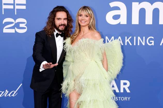 Tom Kaulitz mit Ehefrau Heidi Klum bei der 29. amfAR Gala Cannes im Rahmen vom Festival de Cannes 2023 76. Internationale Filmfestspiele von Cannes im HÃ tel du Cap-Eden-Roc. Antibes, 25.05.2023