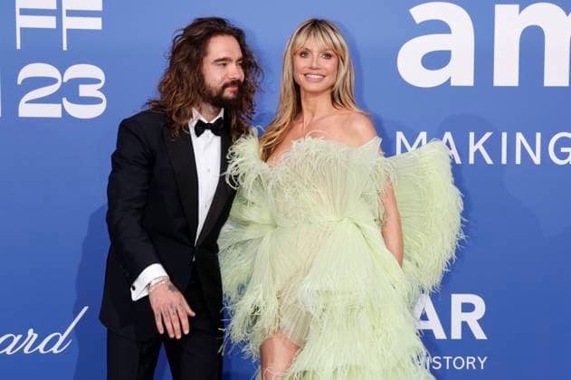 Tom Kaulitz mit Ehefrau Heidi Klum bei der 29. amfAR Gala Cannes im Rahmen vom Festival de Cannes 2023 76. Internationale Filmfestspiele von Cannes im HÃ tel du Cap-Eden-Roc. Antibes, 25.05.2023