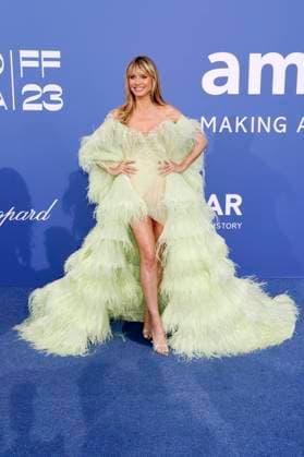 Heidi Klum bei der 29. amfAR Gala Cannes im Rahmen vom Festival de Cannes 2023 76. Internationale Filmfestspiele von Cannes im HÃ tel du Cap-Eden-Roc. Antibes, 25.05.2023