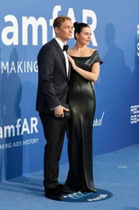Matthias Schweighöfer und Ruby O. Fee bei der 29. amfAR Gala Cannes im Rahmen vom Festival de Cannes 2023 76. Internationale Filmfestspiele von Cannes im HÃ tel du Cap-Eden-Roc. Antibes, 25.05.2023