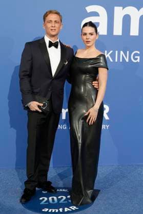 Matthias Schweighöfer und Ruby O. Fee bei der 29. amfAR Gala Cannes im Rahmen vom Festival de Cannes 2023 76. Internationale Filmfestspiele von Cannes im HÃ tel du Cap-Eden-Roc. Antibes, 25.05.2023