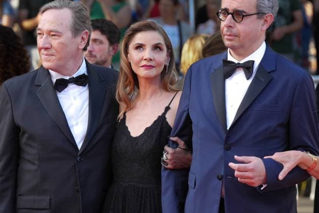 Olivier Rabourdin - Clotilde Courau - Said Ben Said CELEBRITES : 76 eme festival de Cannes - Red Carpet du film Â« L™Ã tÃ Dernier (Last Summer Â» - Cannes - 25 05 2023 NorbertScanella Panoramic 