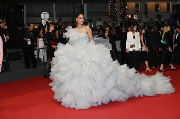 76th Cannes Film Festival 2023, Red Carpet film Cobweb (Dans La Toile ) Pictured: Ariadna GutiÃ rrez  Copyright: xManuelexMangiarottix xipa-agencyx xPoolxPhotoxEventsx01x IPA_IPA38223404