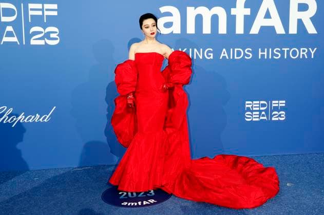 Fan Bingbing bei der 29. amfAR Gala Cannes im Rahmen vom Festival de Cannes 2023 76. Internationale Filmfestspiele von Cannes im HÃ tel du Cap-Eden-Roc. Antibes, 25.05.2023