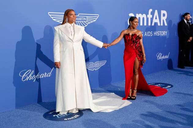 Queen Latifah und Eboni Nichols bei der 29. amfAR Gala Cannes im Rahmen vom Festival de Cannes 2023 76. Internationale Filmfestspiele von Cannes im HÃ tel du Cap-Eden-Roc. Antibes, 25.05.2023