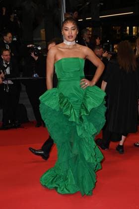76th Cannes Film Festival 2023, Red Carpet film Cobweb (Dans La Toile ) Pictured: Raissa Santana  Copyright: xManuelexMangiarottix xipa-agencyx xPoolxPhotoxEventsx01x IPA_IPA38223733