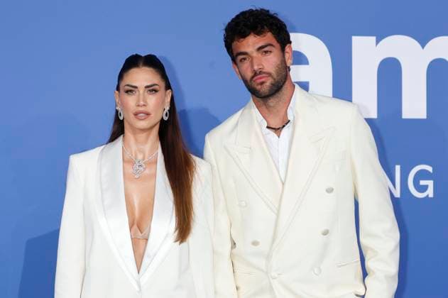 Melissa Satta und Matteo Berrettini bei der 29. amfAR Gala Cannes im Rahmen vom Festival de Cannes 2023 76. Internationale Filmfestspiele von Cannes im HÃ tel du Cap-Eden-Roc. Antibes, 25.05.2023