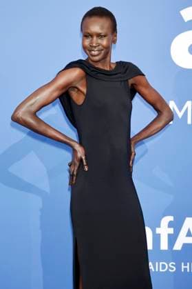 Alek Wek bei der 29. amfAR Gala Cannes im Rahmen vom Festival de Cannes 2023 76. Internationale Filmfestspiele von Cannes im HÃ tel du Cap-Eden-Roc. Antibes, 25.05.2023