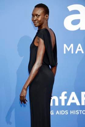 Alek Wek bei der 29. amfAR Gala Cannes im Rahmen vom Festival de Cannes 2023 76. Internationale Filmfestspiele von Cannes im HÃ tel du Cap-Eden-Roc. Antibes, 25.05.2023