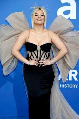 Bebe Rexha bei der 29. amfAR Gala Cannes im Rahmen vom Festival de Cannes 2023 76. Internationale Filmfestspiele von Cannes im HÃ tel du Cap-Eden-Roc. Antibes, 25.05.2023