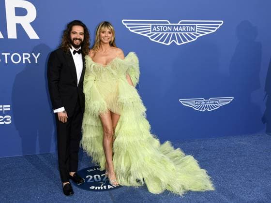 Cap D Antibes , amfAR Gala Cannes 2023 Sponsored by Aston Martin - Pictured: Tom Kaulitz and Heidi Klum  Copyright: xSimonexComix xipa-agency.netx xPoolxPhotoxEventsx01x IPA_IPA38226221