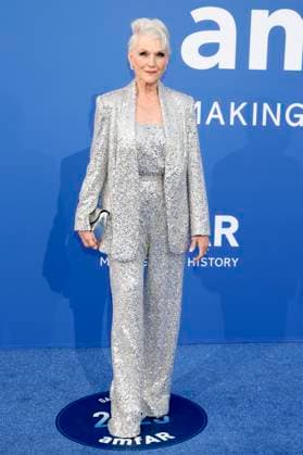 Maye Musk bei der 29. amfAR Gala Cannes im Rahmen vom Festival de Cannes 2023 76. Internationale Filmfestspiele von Cannes im HÃ tel du Cap-Eden-Roc. Antibes, 25.05.2023