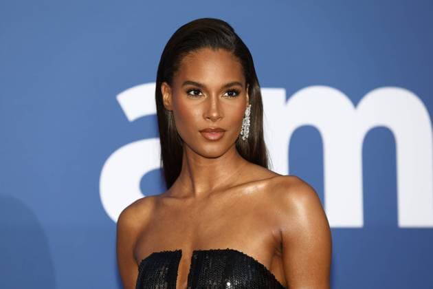 May 25, 2023, Antibes, Cote d Azur, France: CINDY BRUNA attends the amfAR Gala during the 76th Annual Cannes Film Festival at Palais des Festivals on May 25, 2023 in Cannes, France Antibes France - ZUMAc179 20230525_zep_c179_365 Copyright: xMickaelxChavetx