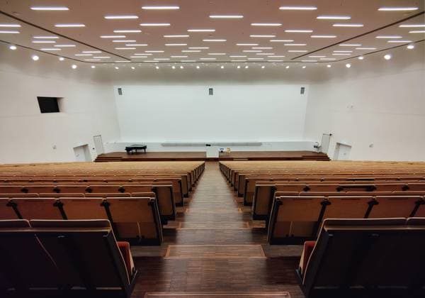  Auditorium maximum, Audimax, Neues Augusteum, Hauptgebäude der Universität Leipzig, Sachsen, Deutschland, Europa *** Auditorium maximum, Audimax, New Augusteum, Main building the University Leipzig, Saxony, Germany, Europe Copyright: imageBROKER/StefanxZiese iblszi09303226.jpg