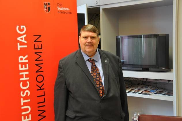 Sudeten German Landsmannschaft (SL) leading representative Bernd Posselt in Regensburg, Germany, May 26, 2023. Sudeten German Landsmannschaft (SL) congress starts, runs through May 28. (CTKxPhoto AlesxZapotocky) CTKPhotoP2023052604734  CTKPhotoP2023052604734