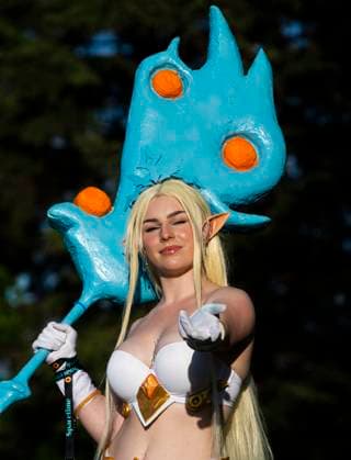 TORONTO, CANADA - MAY 26: A woman dressed in a costume attends the Anime North at Toronto Congress Centre on May 26, 2023 in Toronto, Canada.  Copyright: xVCGx 111438532511