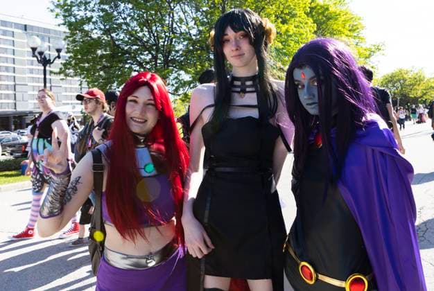 TORONTO, CANADA - MAY 26: People dressed in costumes attend the Anime North at Toronto Congress Centre on May 26, 2023 in Toronto, Canada.  Copyright: xVCGx 111438532519
