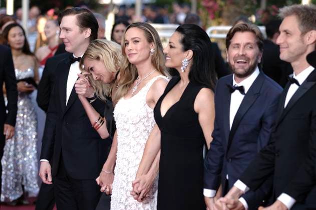 Entertainment Bilder des Tages Paul Dano, Julia Ducournau, Brie Larson, Maryam Touzani, Ruben Östlund und Damian Szifro bei der Abschlussveranstaltung mit der Premiere des Animationsfilms Elemental auf dem Festival de Cannes 2023 76. Internationale Filmfestspiele von Cannes im Palais des Festivals. Cannes, 27.05.2023