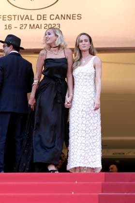 Julia Ducournau und Brie Larson bei der Abschlussveranstaltung mit der Premiere des Animationsfilms Elemental auf dem Festival de Cannes 2023 76. Internationale Filmfestspiele von Cannes im Palais des Festivals. Cannes, 27.05.2023