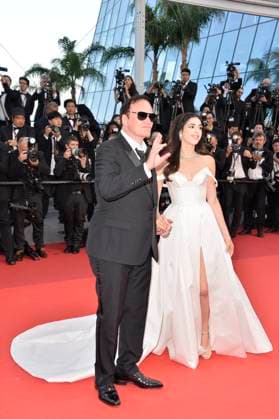 Quentin Tarantino mit Daniella Pick bei der Elemental Premiere und Abschlussceremonie 76. Filmfestspiele in Cannes 27.05.2023