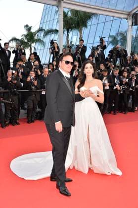 Quentin Tarantino mit Daniella Pick bei der Elemental Premiere und Abschlussceremonie 76. Filmfestspiele in Cannes 27.05.2023