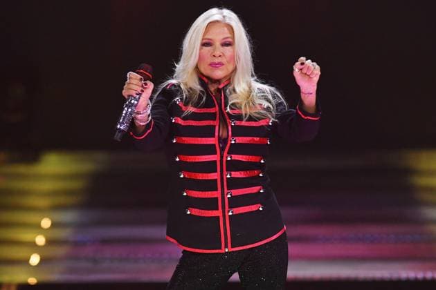 Samantha Fox during the Tv broadcast The best years in the Rai studios . Rome (Italy), 28th, May 2023. Photographer01 *** Samantha Fox during the Tv broadcast The best years in the Rai studios Rome Italy , 28th, May 2023 Photographer01  Copyright: xFotografo01x xipa-agency.netx xFotografo01x 0 1030406696st