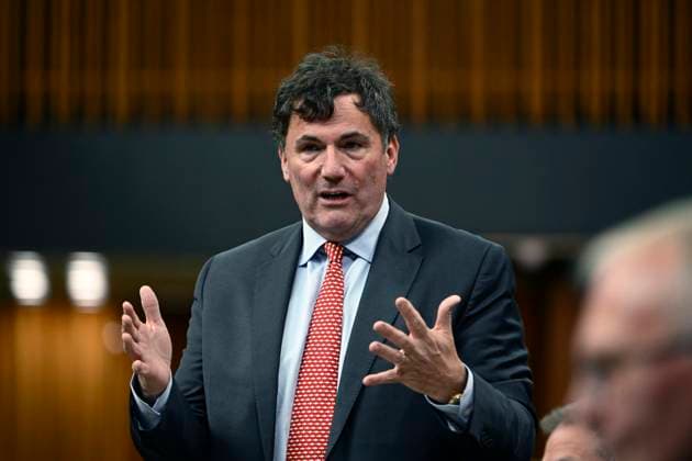 May 29, 2023, Ottawa, ON, CAN: Minister of Intergovernmental Affairs, Infrastructure and Communities Dominic LeBlanc rises during Question Period in the House of Commons on Parliament Hill in Ottawa on Monday, May 29, 2023. Ottawa CAN  - ZUMAc35_ 20230529_zaf_c35_090 Copyright: xJustinxTangx