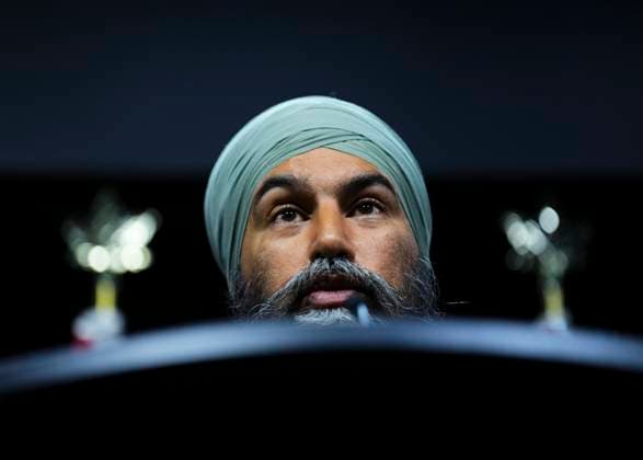May 30, 2023, Ottawa, ON, CAN: NDP leader Jagmeet Singh holds a press conference on Parliament Hill in Ottawa on Tuesday, May 30, 2023. Ottawa CAN  - ZUMAc35_ 20230530_zaf_c35_018 Copyright: xSeanxKilpatrickx