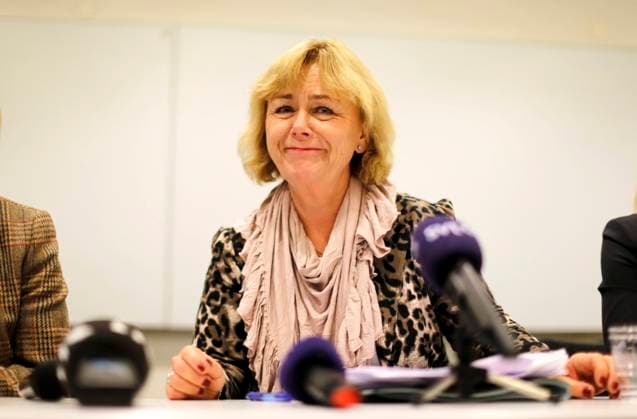 GÖTEBORG 20131023 Justitieminister Beatrice Ask (M) haller en pressträff efter att ha träffat Göteborgs stads kommunstyrelse med anledning av den senaste tidens manga skottlossningar, flera med dödlig utgang. GÖTEBORG Sverige x9200x *** GÖTEBORG 20131023 Minister of Justice Beatrice Ask M holds a press conference after meeting with the City of Gothenburgs municipal council following the recent spate of shootings, several of them fatal GÖTEBORG Sweden x9200x  Copyright: xAdamxIhsex xTTx BEATRICE ASK GÖTEBORG