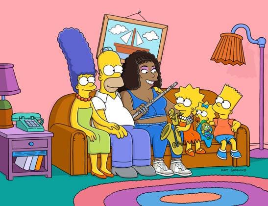 RECORD DATE NOT STATED THE SIMPSONS, from left: Marge Simpson (voice: Julie Kavner), Homer Simpson (voice: Dan Castellaneta), Lizzo, Lisa Simpson (voice: Yeardley Smith), Maggie Simpson, Bart Simpson (voice: Nancy Cartwright), Homer s Adventures Through the Windshield Glass , (Season 34, ep. 3413, aired May 21, 2023). photo: Fox Courtesy Everett Collection PUBLICATIONXNOTxINxCANxCHNxFRAxITAxJPNxNORxPOLxRUSxESPxUKxUSA