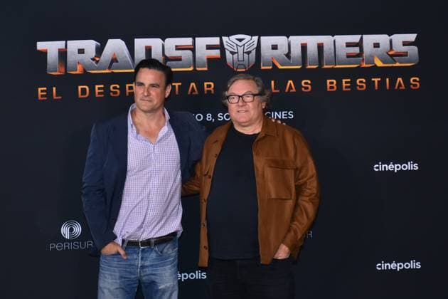 Transformers: Rise of the Beasts Mexico City Premiere May 30, 2023, Mexico City, Mexico: Producers Lorenzo di Bonaventura and Mark Vahradian attend the red carpet of the Transformers: Rise of the Beasts Film Premiere at Cinepolis Perisur, on May 30, 2023 in Mexico City, Mexico. (Photo by Carlos Tischler Eyepix Group) Copyright: xCarlosxTischler xEyepixxGroupx CT_30052023_93892