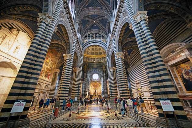 Dom von Siena oder Cattedrale Metropolitana di Santa Maria Assunta, Innenaufnahme, Provinz Siena, Toskana, Italien, Europa Copyright: imageBROKER/MartinaxKatz iblcxb09310748.jpg