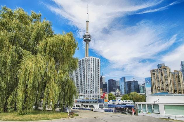 RECORD DATE NOT STATED Waterfront on Lake Ontario in Toronto. View on CN Tower, Canada Waterfront on Lake Ontario in Toronto. View on CN Tower, Canada Copyright: Â¬ AnjelikaGretskaia REDA&CO 1028_14_AGR02917