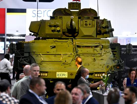 June 1, 2023, Ottawa, ON, CAN: A General Dynamics LAV 6.0 is seen at the CANSEC trade show, billed as North AmericaöÄÃ s largest multi-service defence event, in Ottawa, on Thursday, June 1, 2023. Ottawa CAN  - ZUMAc35_ 20230601_zaf_c35_075 Copyright: xJustinxTangx