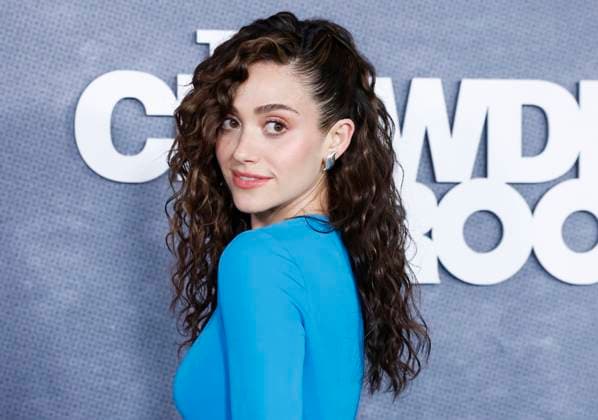 Emmy Rossum arrives on the red carpet at Apple TV+ s The Crowded Room New York Premiere at Museum of Modern Art on Thursday, June 1, 2023 in New York City  NYP20230601225 JohnxAngelillo