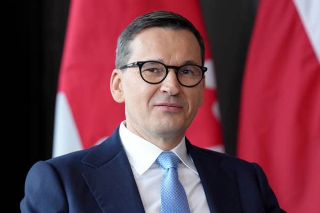 June 2, 2023, TORONTO, ON, Canada: Poland Prime Minister Mateusz Morawiecki is pictured during his visit with Canadian Prime Minister Justin Trudeau in Toronto on Friday June 2, 2023. TORONTO Canada  - ZUMAc35_ 20230602_zaf_c35_004 Copyright: xChrisxYoungx