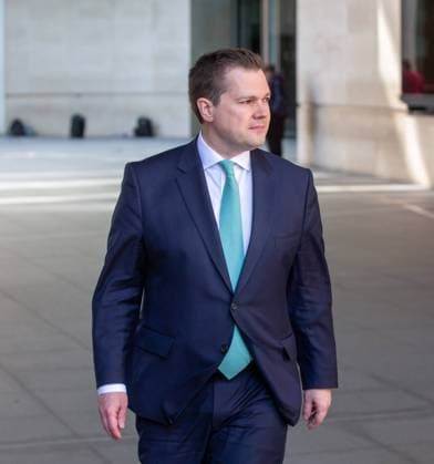 June 4, 2023, London, England, United Kingdom: Immigration Minister ROBERT JENRICK is seen outside BBC as he appears on on Sunday With Laura Kuenssberg. London United Kingdom - ZUMAs262 20230604_zip_s262_094 Copyright: xTayfunxSalcix