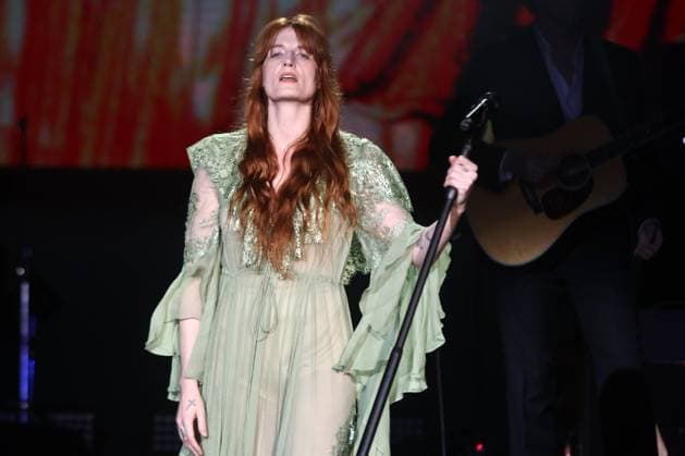 SÃO PAULO, SP - 04.06.2023: MITA FESTIVAL EM SÃO PAULO - Singer Florence Welch performs with Florence + The Machine at the second edition of the MITA Festival in São Paulo held in Novo Anhangabaú, downtown, this Sunday night (04) x2384580x  YurixMurakami