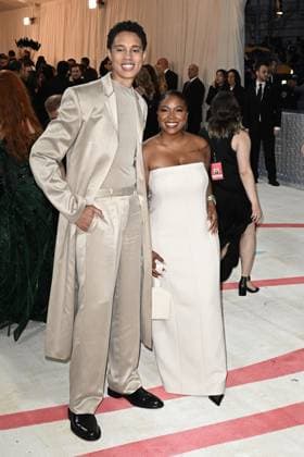 The 2023 Met Gala Celebrating Karl Lagerfeld: A Line Of Beauty - NYC. Brittney Griner and Cherelle Griner attend The 2023 Met Gala Celebrating Karl Lagerfeld: A Line Of Beauty at The Metropolitan Museum of Art on May 01, 2023 in New York City. Photo by DNphotography ABACAPRESS.COM NEW-YORK United States  Copyright: xDNPhotography ABACAx 851409_177 DNPhotography ABACAx 851409_177