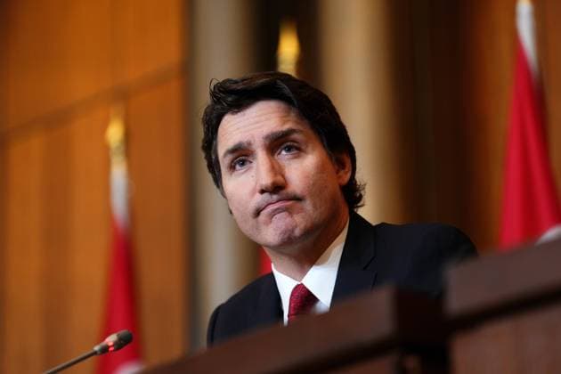 June 5, 2023, Ottawa, ON, CANADA: Prime Minister Justin Trudeau speaks at a press conference, in Ottawa, Monday, June 5, 2023. Ottawa CANADA  - ZUMAc35_ 20230605_zaf_c35_027 Copyright: xSeanxKilpatrickx