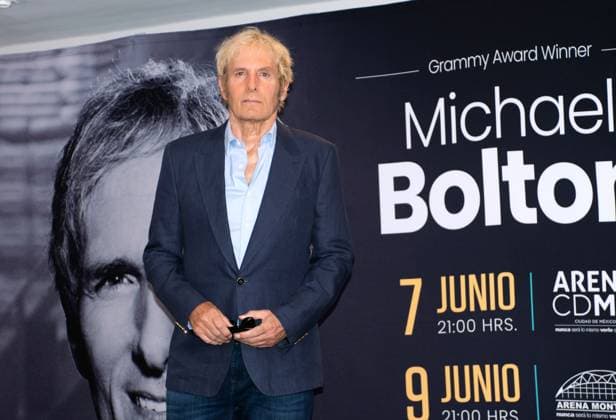 June 5, 2023, Mexico City, Mexico City, Mexico: The singer-songwriter, Michael Bolton, during a press conference today in Mexico City..Bolton announced his return to the Mexican stages to share his Beautiful World , his new single. Mexico City Mexico - ZUMAn296 20230605_zip_n296_004 Copyright: xJorgexNunezx