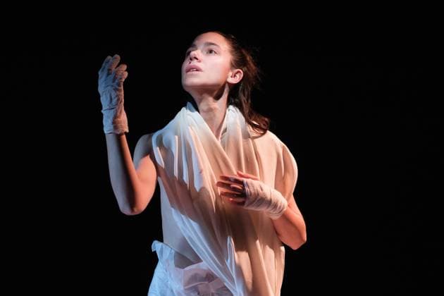 Bilder des Jahres 2023, Entertainment June 06 Entertainment Themen der Woche KW23 Entertainment Bilder des Tages June 6, 2023, Madrid, Spain: Actress Natalia Huarte performs during the presentation of the play by Teayro PSICOSIS 4.48 in Madrid. Madrid Spain - ZUMAs197 20230606_zaa_s197_106 Copyright: xAtilanoxGarciax