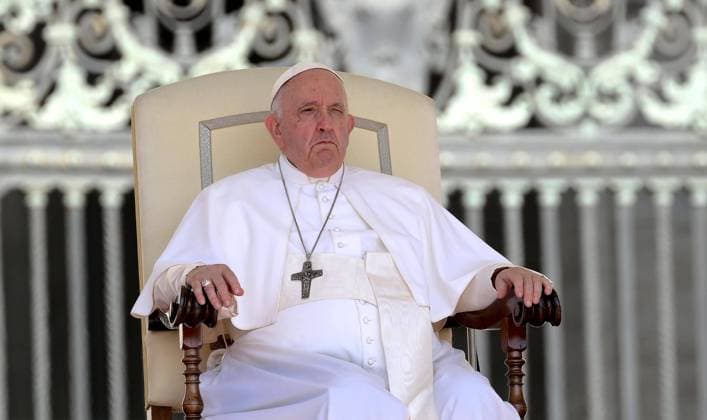 June 7, 2023, VATICAN CITY, VATICAN CITY: Pope Francis leads the weekly general audience in Saint Peter s Square, Vatican City, 07 June 2023. ANSA ETTORE FERRARI (papa, Francesco, udienza generale, San Pietro) VATICAN CITY VATICAN CITY  - ZUMAa110 20230607_zaf_a110_008 Copyright: xEttorexFerrarix