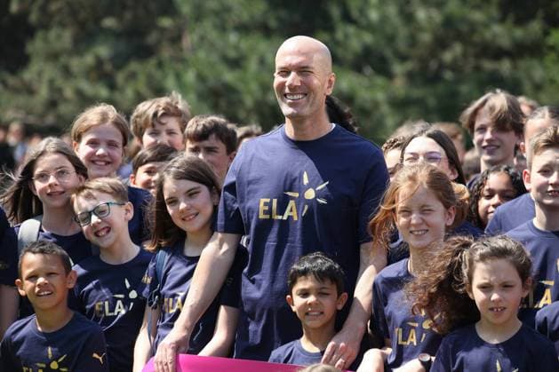 Bilder des Jahres 2023, Entertainment June 06 Entertainment Themen der Woche KW23 Entertainment Bilder des Tages Lancement de ELA 2023 en presence de Zinedine Zidane a la Cite des Sciences et de l Industrie CELEBRITIES:Lancement de ELA 2023 - Paris - 07 06 2023 JonathanRebboah Panoramic  PESRK24022012