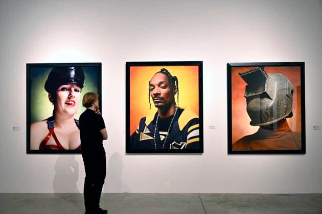 Bilder des Jahres 2023, Entertainment June 06 Entertainment Themen der Woche KW23 The exhibition of works of American artist and photographer Andres Serran entitled Infamous Beauty pictured on June 7, 2023, at the DOX Contemporary Art Centre in Prague, Czech Republic. On the photo is seen cycle America. (CTKxPhoto KaterinaxSulova) CTKPhotoP2023060707696  CTKPhotoP2023060707696