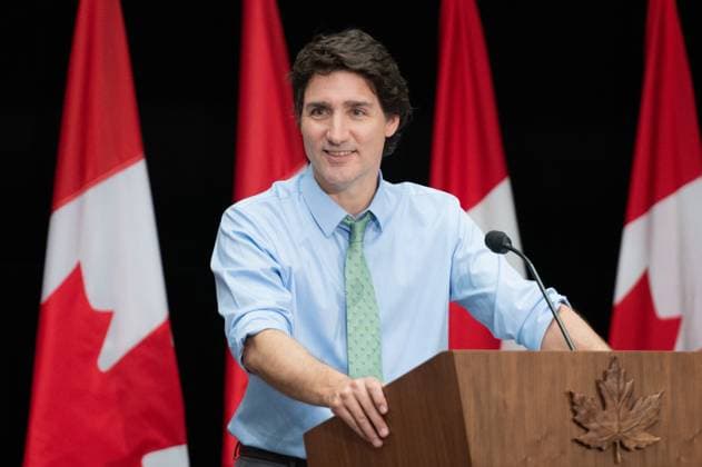 June 7, 2023, Ottawa, ON, Canada: Prime Minister Justin Trudeau delivers remarks at the Global Heads of Mission Meeting discussing the Future of Diplomacy Initiative in Ottawa, on Wednesday, June 7, 2023. Ottawa Canada  - ZUMAc35_ 20230607_zaf_c35_087 Copyright: xSpencerxColbyx
