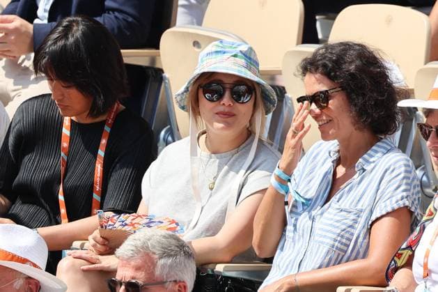 Roland Garros 2023 - Celebrities In The Stands - Day 12 NB Berengere Krief in the stands during French Open Roland Garros 2023 on June 08, 2023 in Paris, France. Photo by Nasser Berzane ABACAPRESS.COM Paris France  Copyright: xBerzanexNasser ABACAx 856289_031 BerzanexNasser ABACAx 856289_031