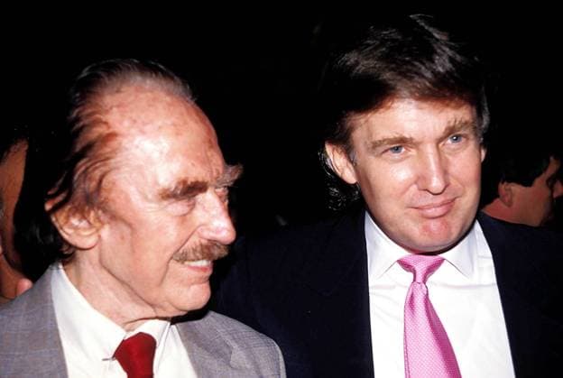 Fred Trump, Donald Trump 1989. Photo By Adam Scull PHOTOlink Courtesy Everett Collection (Fred Donald Trump 03969)ASCA037 F4311 PUBLICATIONXNOTxINxCANxCHNxFRAxITAxJPNxNORxPOLxRUSxESPxUKxUSA Copyright: xx ASCA037 F4311