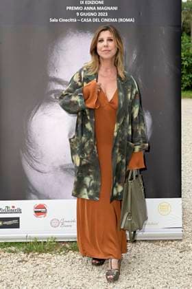 Michela Andreozzi bei der 9. Verleihung des Premio Anna Magnani 2023 im Casa del Cinema Villa Borghese. Rom, 09.06.2023